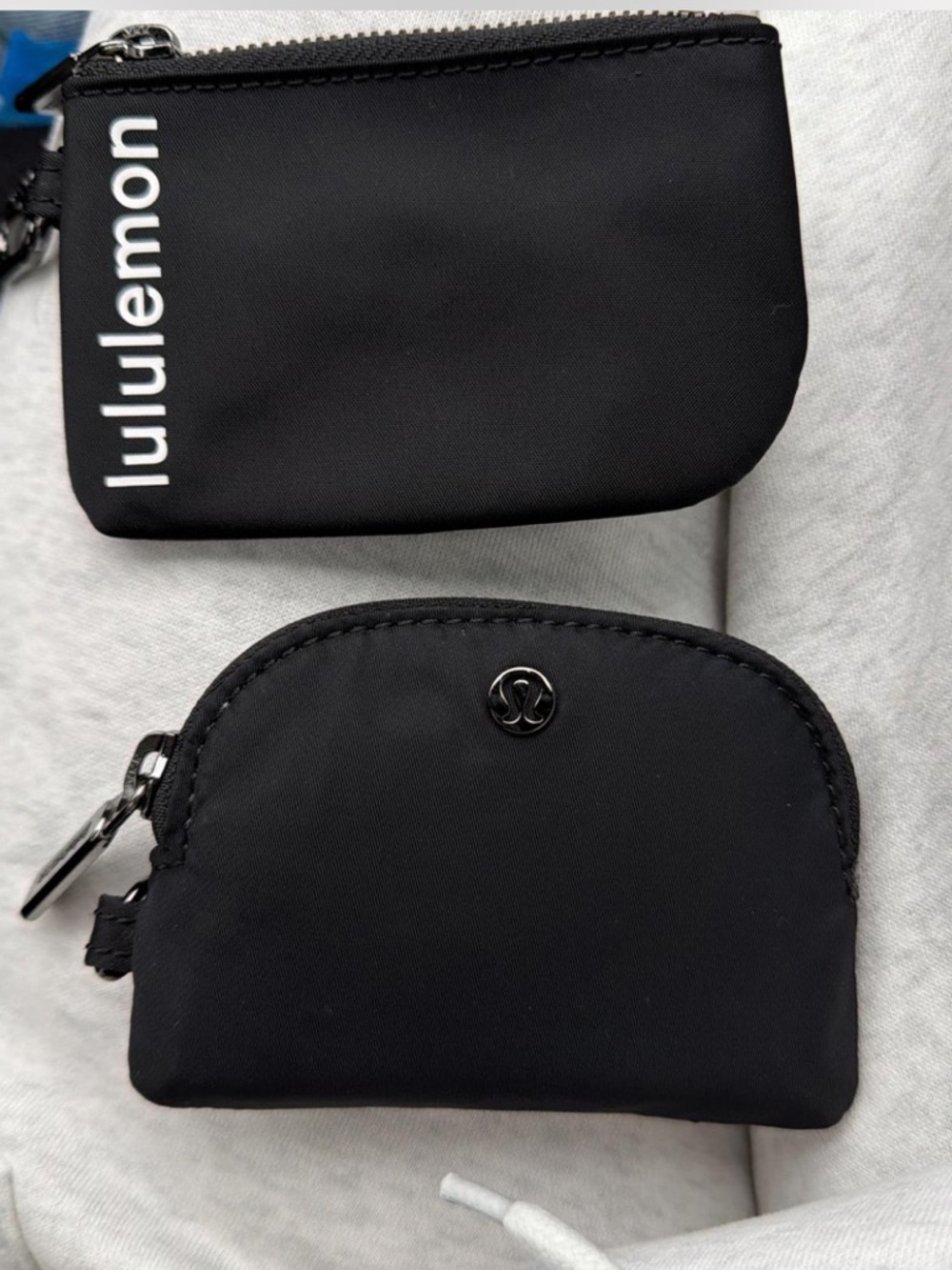 lululemon athletica Black Zip Pouch and Coin Case